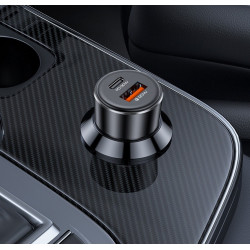 Автомобильное зарядное устройство Yesido Y64 (Black) Thumb