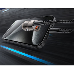 Incarcator auto Yesido Y68 (Black) Thumb