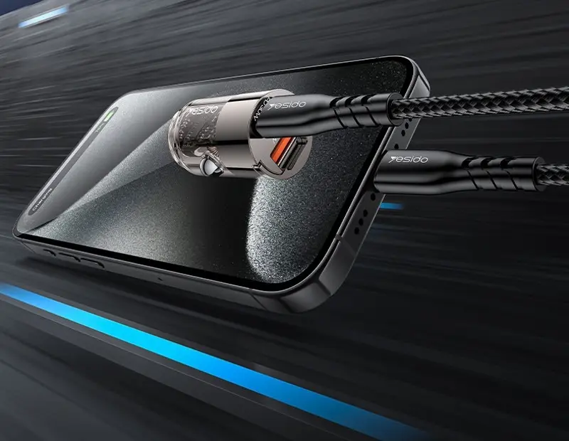 Incarcator auto Yesido Y68 (Black)