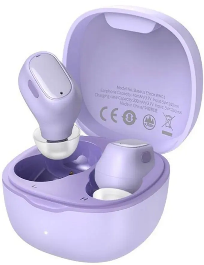 Беспроводные наушники Baseus Encok WM01 (Purple)