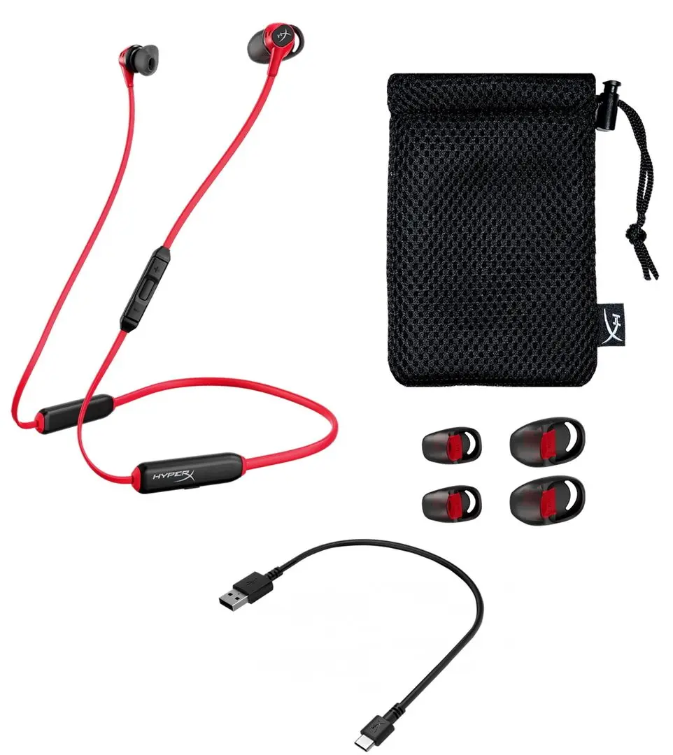 Casti fara fir HyperX Cloud Buds (Red)