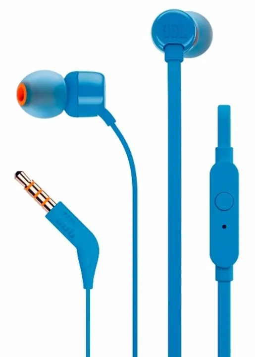 Наушники JBL T110 Blue (JBLT110BLU)