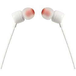 Casti JBL T110 White (JBLT110WHT)