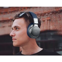 Беспроводные наушники Muse M-278 BTB (Blue/Grey) Thumb