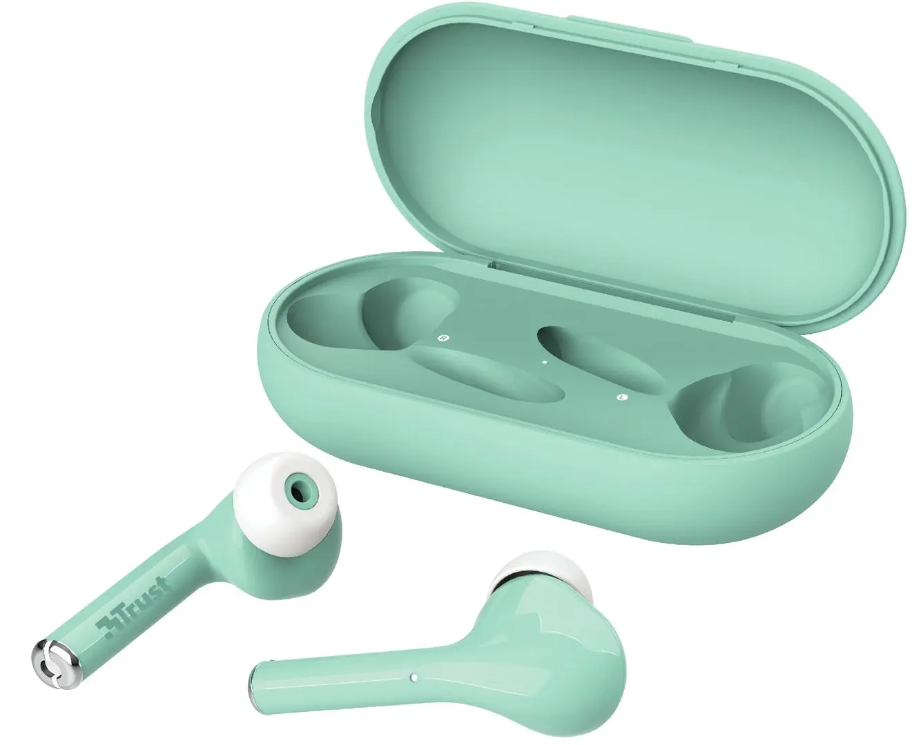 Casti fara fir Trust Nika Touch (Turquoise)