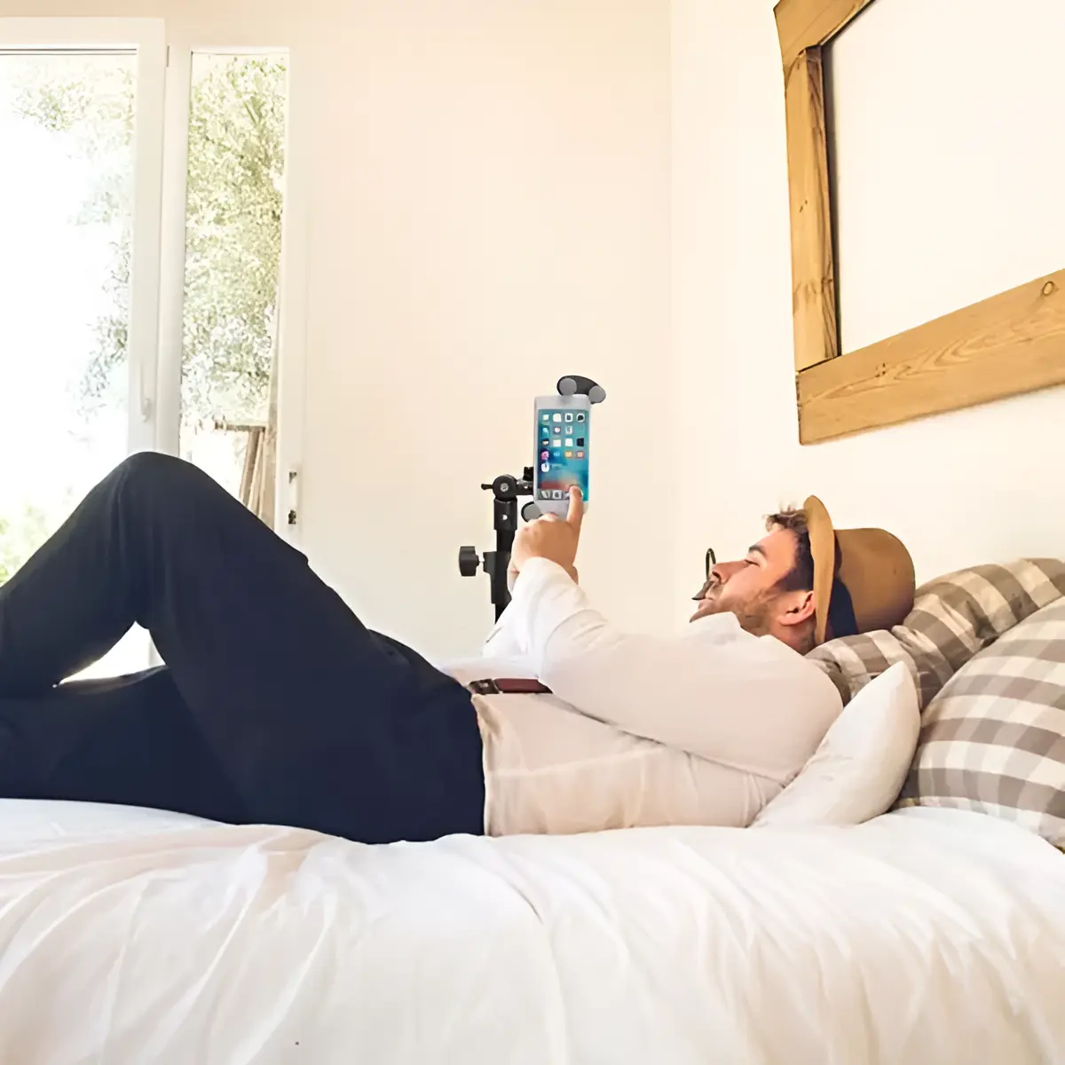 Trepied pentru telefon Barkan T71FS (Black)