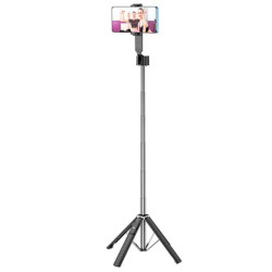 Trepied pentru telefon Hoco K19 (Black) Thumb