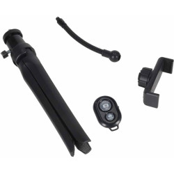 Штатив с кольцевой лампой Ikonka KX2769 (Black) Thumb
