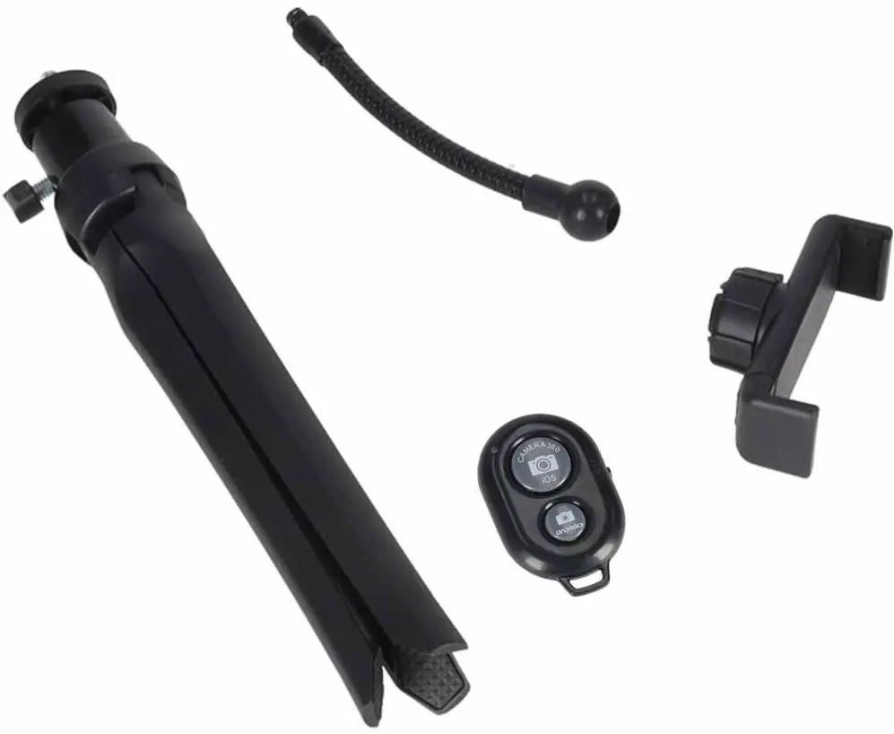 Штатив с кольцевой лампой Ikonka KX2769 (Black) - 9