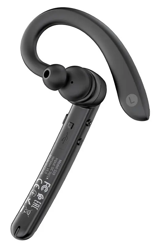 Bluetooth-гарнитура Hoco S19 Heartful (Black) - 2