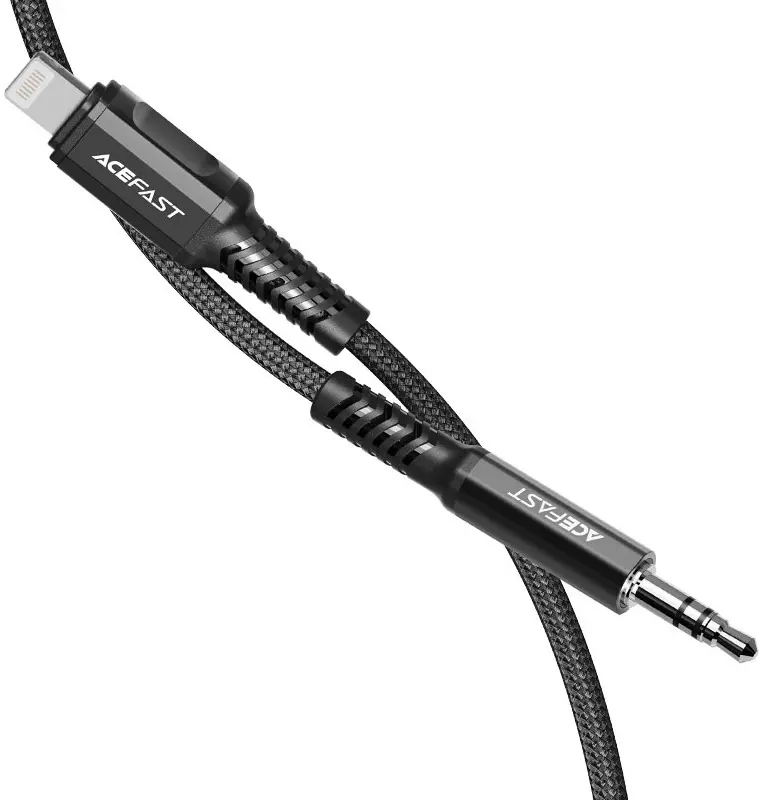 Cablu Lightning to 3.5mm Acefast C1-06 1.2m (Black)