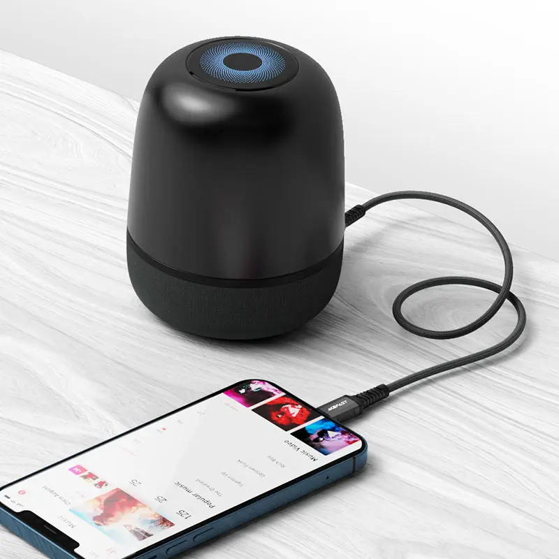 Cablu Lightning to 3.5mm Acefast C1-06 1.2m (Black)