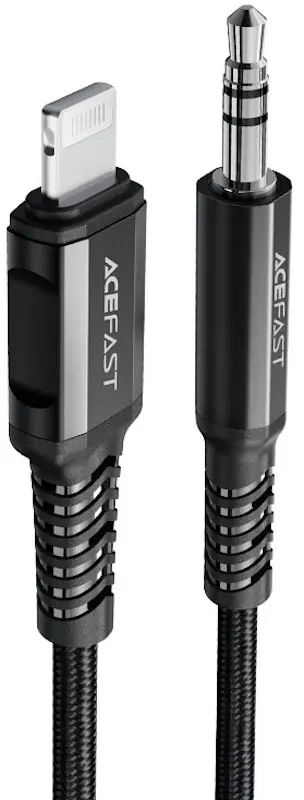 Cablu Lightning to 3.5mm Acefast C1-06 1.2m (Black)