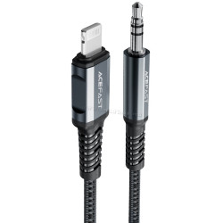 Cablu Lightning to 3.5mm Acefast C1-06 1.2m (Space Grey)