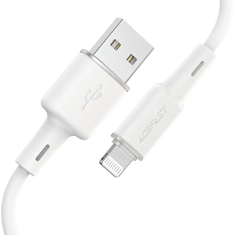 Кабель USB-A to Lightning Acefast C2-02 1.2м (White) - 2