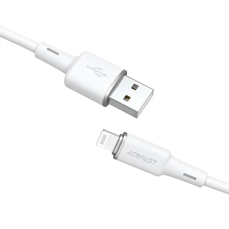 Кабель USB-A to Lightning Acefast C2-02 1.2м (White) - 3