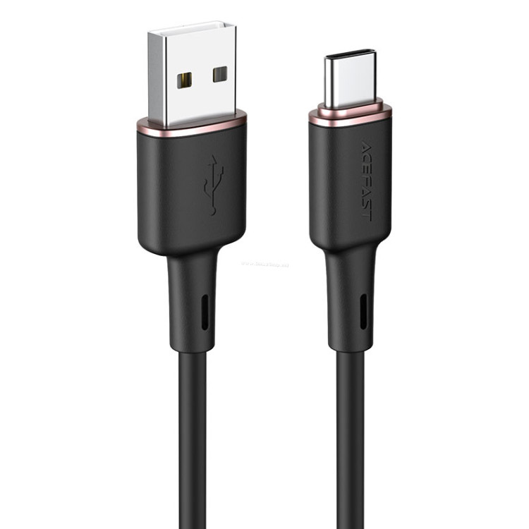 Cablu USB-A to USB-C Acefast C2-04 1.2m (Black)