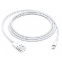 Cablu USB A to Lightning Apple Original A1480 1m (White) Thumb