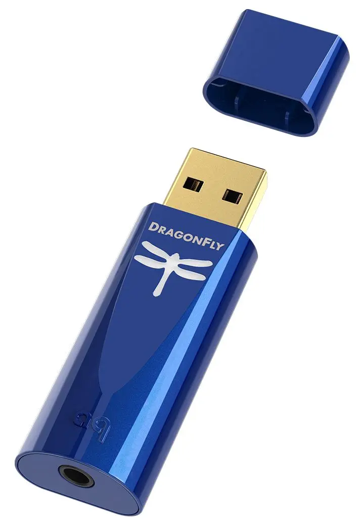 Адаптер USB to 3.5 Mini Jack Audioquest DragonFly (Cobalt)