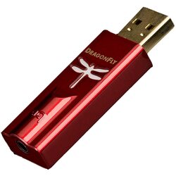 Адаптер USB to 3.5 Mini Jack Audioquest DragonFly (Red) Thumb