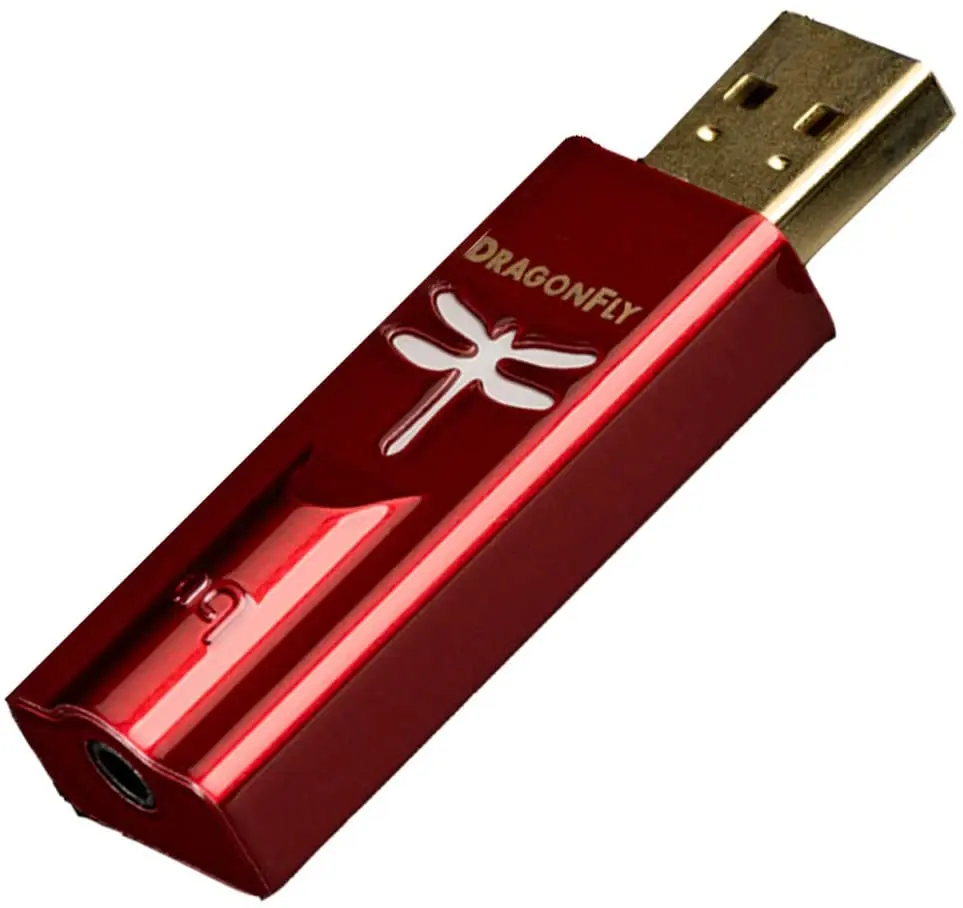 Адаптер USB to 3.5 Mini Jack Audioquest DragonFly (Red) - 3
