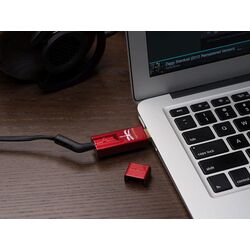 Адаптер USB to 3.5 Mini Jack Audioquest DragonFly (Red) Thumb