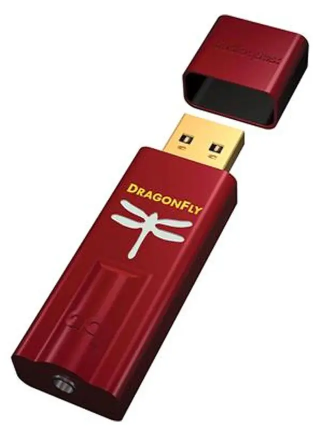Адаптер USB to 3.5 Mini Jack Audioquest DragonFly (Red)