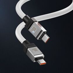 Cablu Baseus CoolPlay Type-C to Type-C 1m (White) Thumb