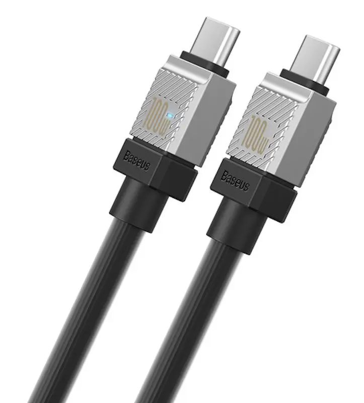 Cablu Baseus CoolPlay Type-C to Type-C 2m (Black) - 4