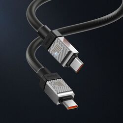 Cablu Baseus CoolPlay Type-C to Type-C 2m (Black) Thumb