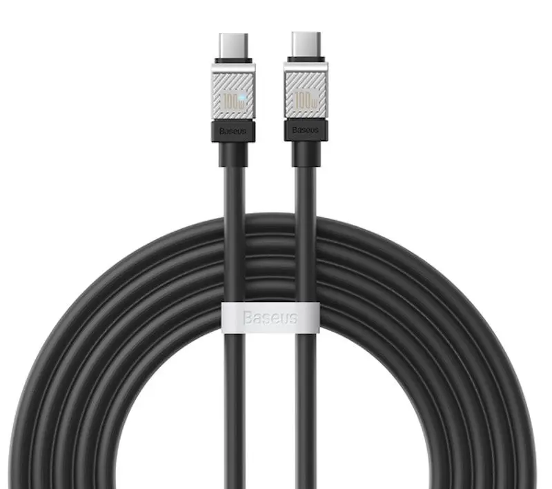 Cablu Baseus CoolPlay Type-C to Type-C 2m (Black)
