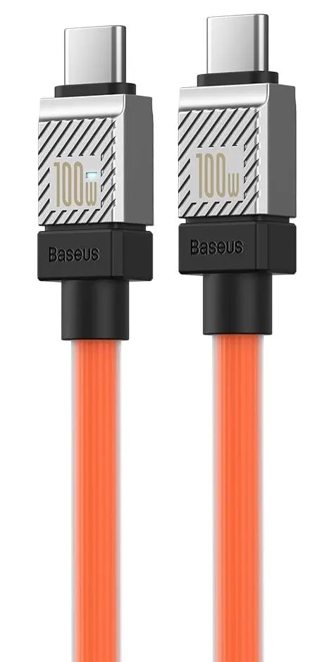 Cablu Baseus CoolPlay Type-C to Type-C 2m (Orange)