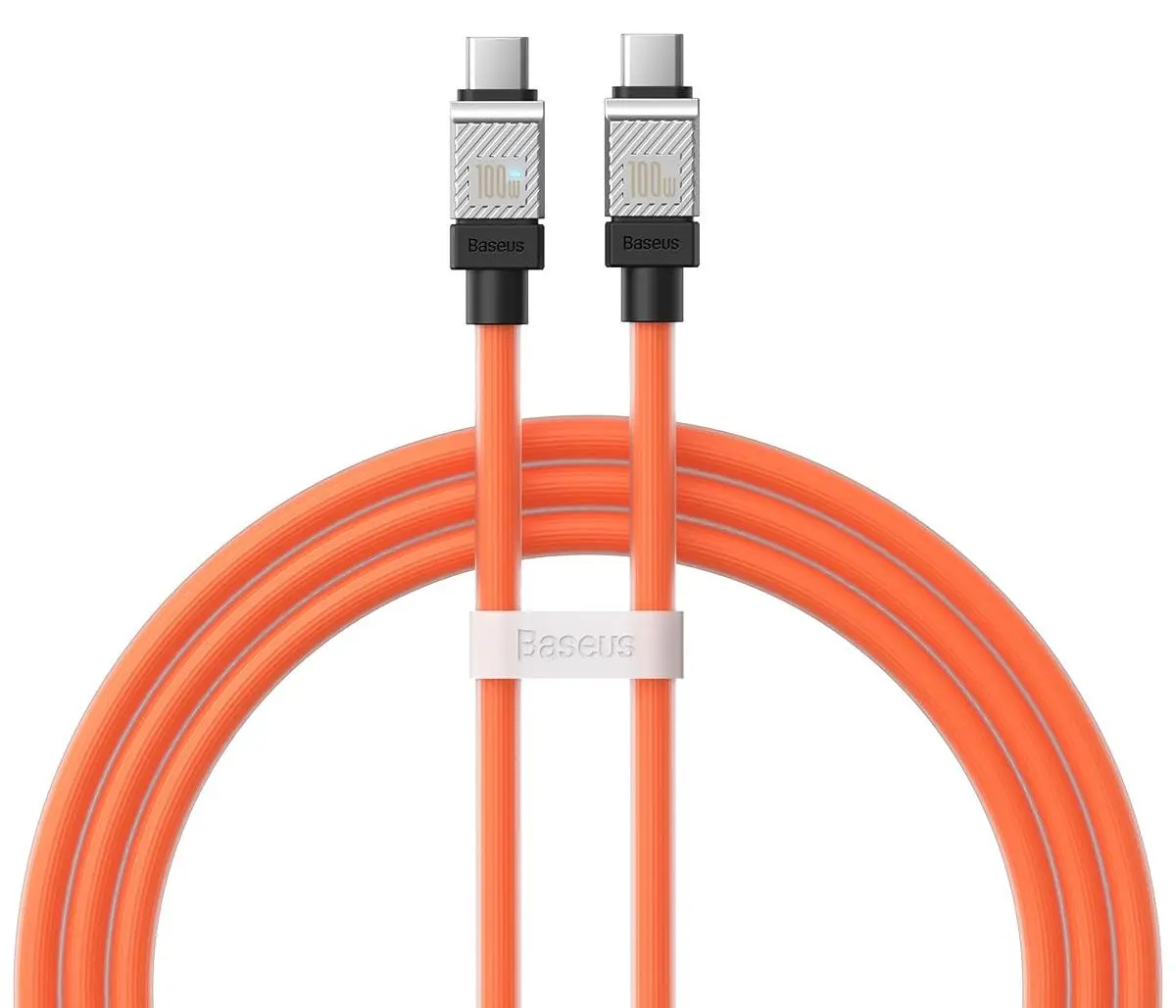 Cablu Baseus CoolPlay Type-C to Type-C 2m (Orange)