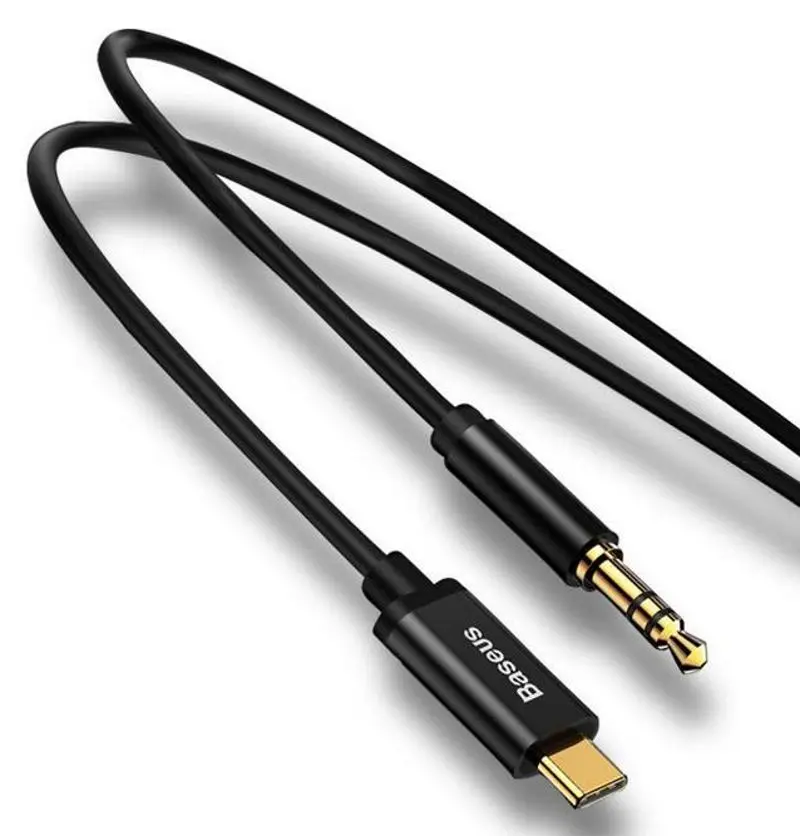 Кабель Type-C to 3.5mm Baseus Yiven M01 1.2m (Black)