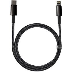 Cablu Type-C to Lightning Baseus Tungsten Gold CATLWJ-01 1m (Black) Thumb