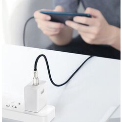 Cablu Type-C to Type-C Baseus Cafule Metal CATJK-C01 1m (Black) Thumb