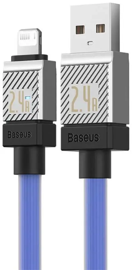 Cablu USB-A to Lightning Baseus Coolplay 1m (Blue)