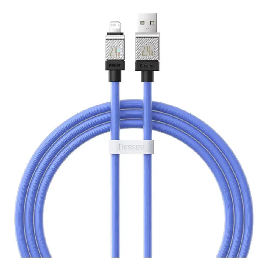 Cablu USB-A to Lightning Baseus Coolplay 1m (Blue)