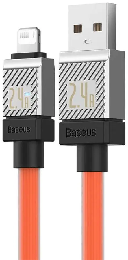 Cablu USB-A to Lightning Baseus Coolplay 1m (Orange)