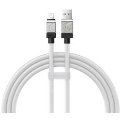 Cablu USB-A to Lightning Baseus Coolplay 1m (White)
