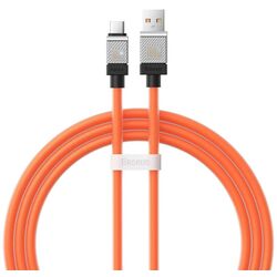 Cablu USB-A to Type-C Baseus CoolPlay Series 1m (Orange)