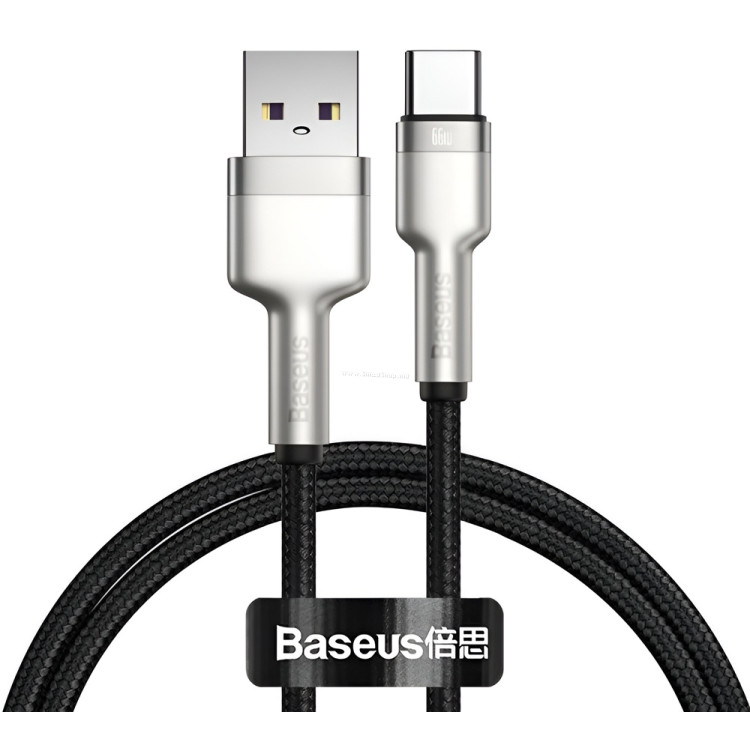 Кабель USB-A to USB-C Baseus Cafule CAKF000101 1м (Black)