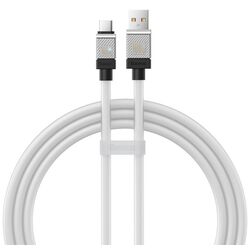 Cablu USB to Type-C Baseus CoolPlay 2m (White)