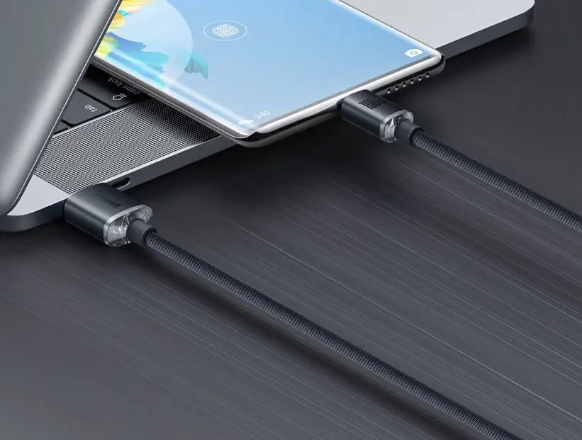 Cablu USB to Type-C Baseus Crystal Shine CAJY000401 1.2m (Black)