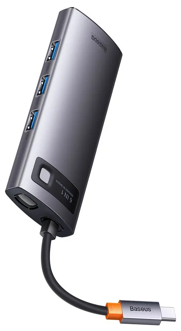 USB-концентратор Baseus Metal Gleam WKWG030213 (Grey)