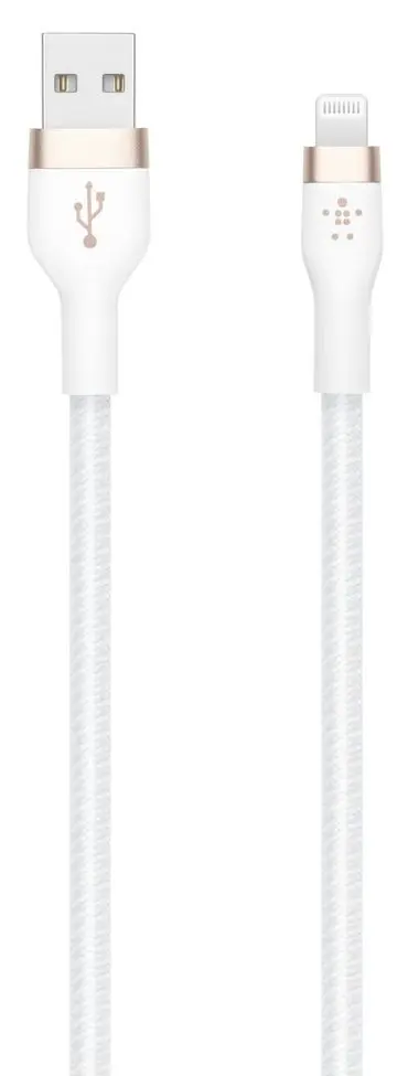Cablu USB to Lightning Belkin CAA010BT3MWH 3m (White)