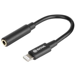 Adaptor 3.5 mm to Lightning Boya BY-K3 (Black) Thumb