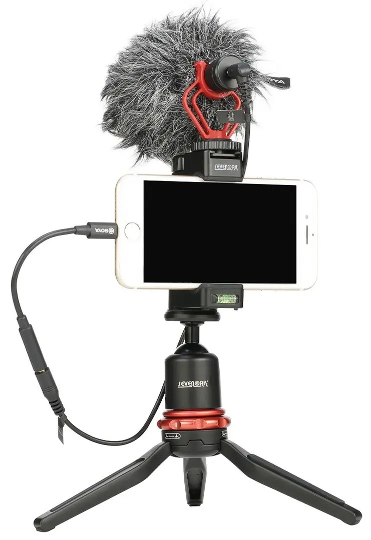 Adaptor 3.5 mm to Lightning Boya BY-K3 (Black) - 3