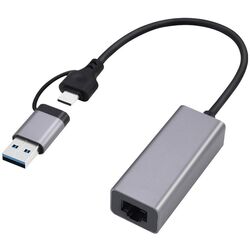 Адаптер Cablexpert A-USB3AC-LAN-01 (Grey)