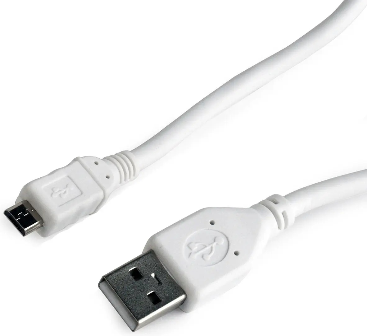 Кабель USB A to Micro USB Cablexpert CCP-mUSB2-AMBM-W 0.5m (White) - 2